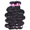 6A Natural color 100% human Hair extension, body wave 3 bundle unprocessed cheap Brazilian virgin hair weaves